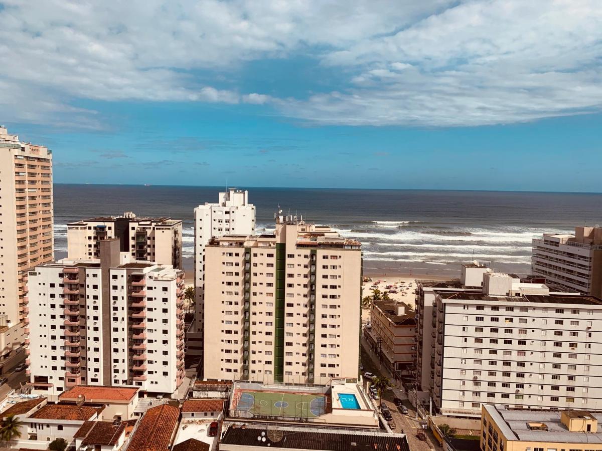 Ultimo Andar, Varanda Gourmet, Vista Da Praia 大普拉亚 外观 照片