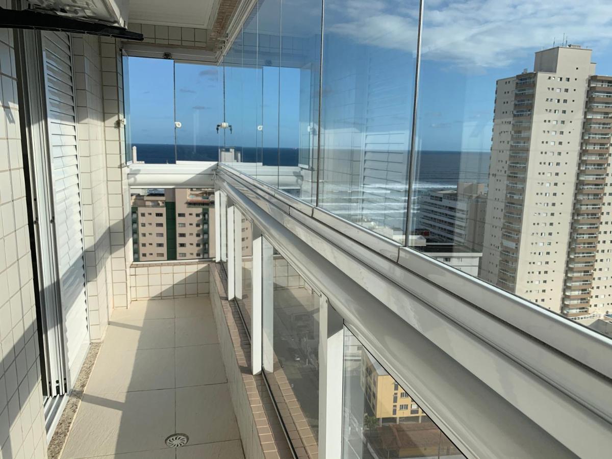 Ultimo Andar, Varanda Gourmet, Vista Da Praia 大普拉亚 外观 照片